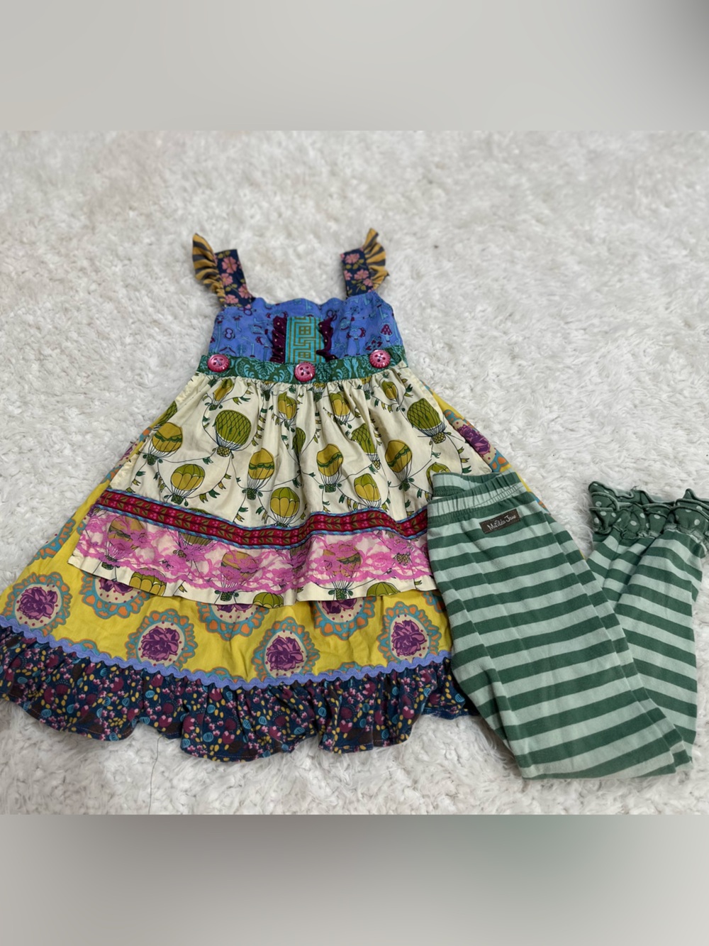 Matilda Jane Paint by Numbers Hot Air balloon boutique dress outfit
